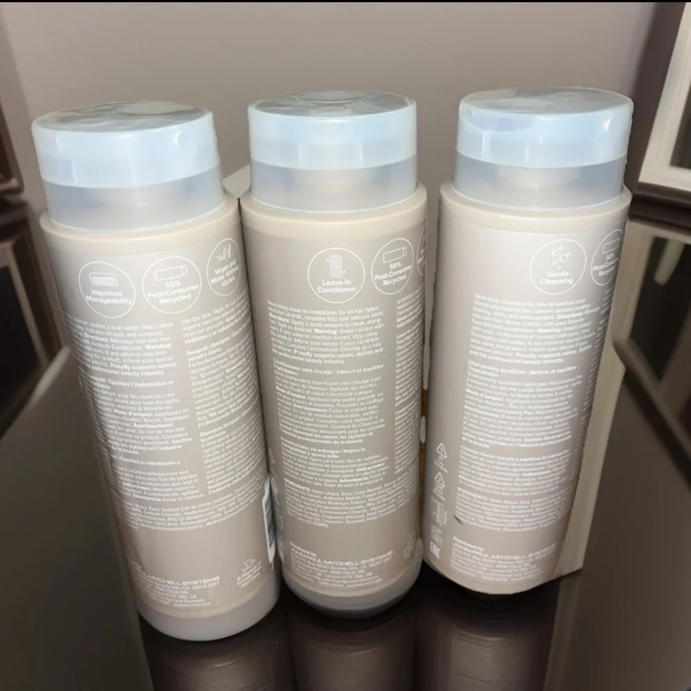 3 Bottles Of The Best Paul Mitchell Classic Hair Care Trio CONDITIONER & Shampoo
